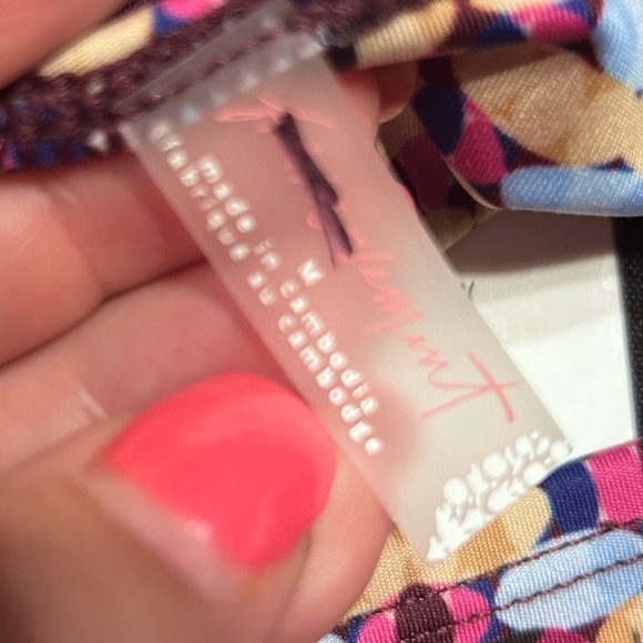 FREE PEOPLE NWOT movement Multi Color Workout TOP - Picture 5 of 6